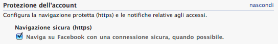 Arriva la modalità HTTPS / SSL nativa su Facebook