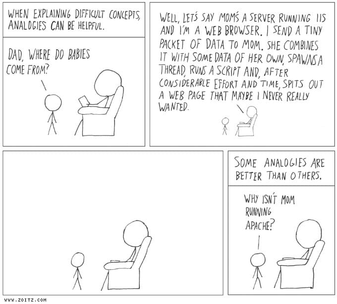 Why isn’t mom running Apache?