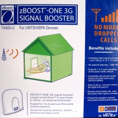 Recensione di un repeater UMTS con rete 3: zBoost-ONE 3G Signal Booster